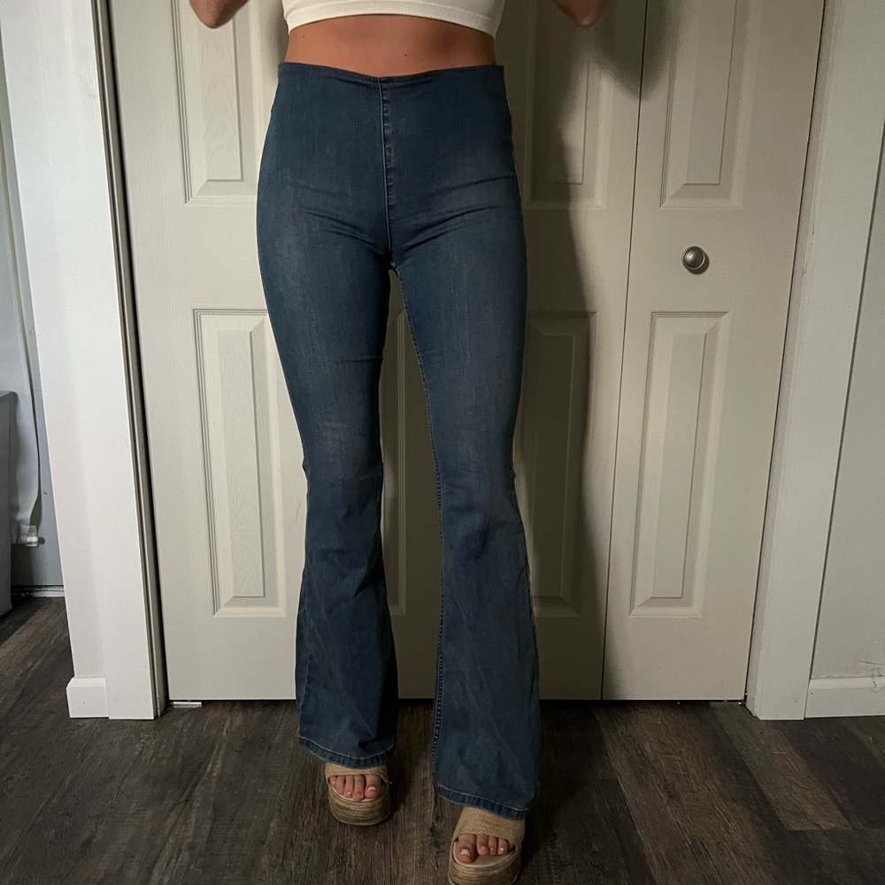 Flare Cut Jeans - Free People